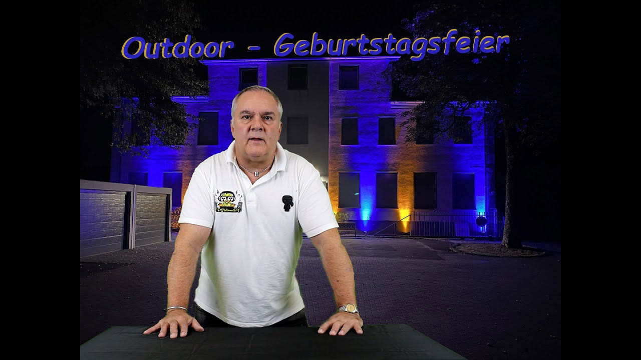 Outdoor - Geburtstagsfeier in Dortmund Bodelschwingh mit perfekter Illumination von DJ Atommic
