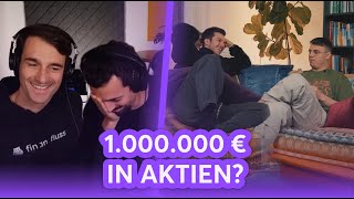 Fast 1 Mio. € in Aktien?! Papaplatte bei Tim Gabel Reaktion | Finanzfluss Stream Highlights