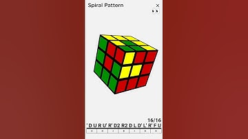 Spiral pattern #cube #shorts #video #howtosolve3by3rubik