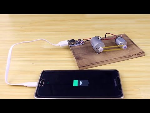 طريقة صنع طاقة كهربائية مجانية لشحن الهاتف