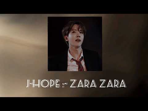 Zara Zara song ai cover by Jhope #btsaicover