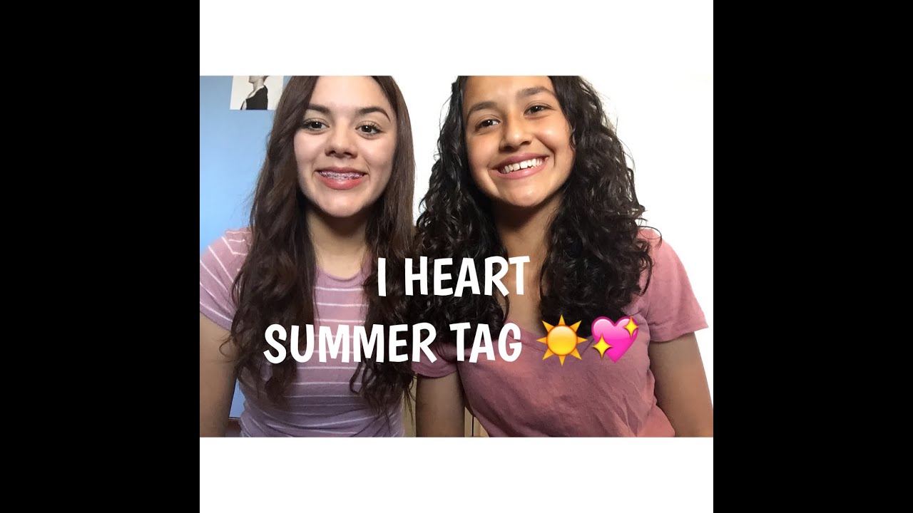 I heart summer tag