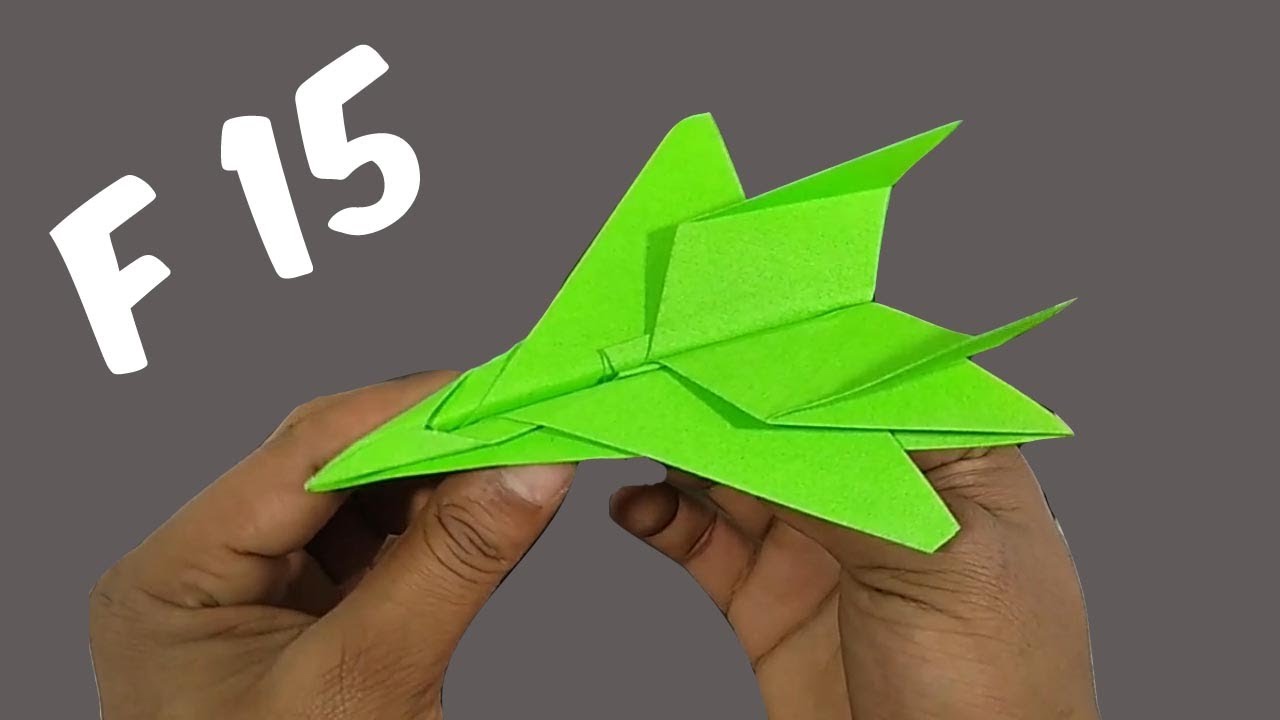 How to Make the Best Paper airplanes with Origami Paper! [F 15]