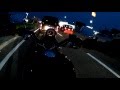 SJ5000X(夜間&amp;暗い道固定無しカメラテスト)ハーレーダビッドソン883L