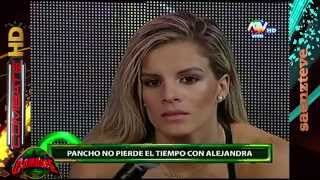 COMBATE 30/01/2015 FABIO AGOSTINI  LE SORPRENDE A  ALEJANDRA BAIGORRIA EN VIVO