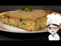 Пирог с рыбой и картофелем - Jelenas Kitchen 004 #пирог #рыба #пирогсрыбой