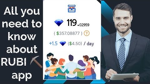 Rubi mining app full review | rubi one year anniversary | 1.5 rubi ( $4.5)..