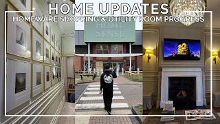 HOME UPDATES | HOMEWARE SHOPPING & UTILITY ROOM PROGRESS