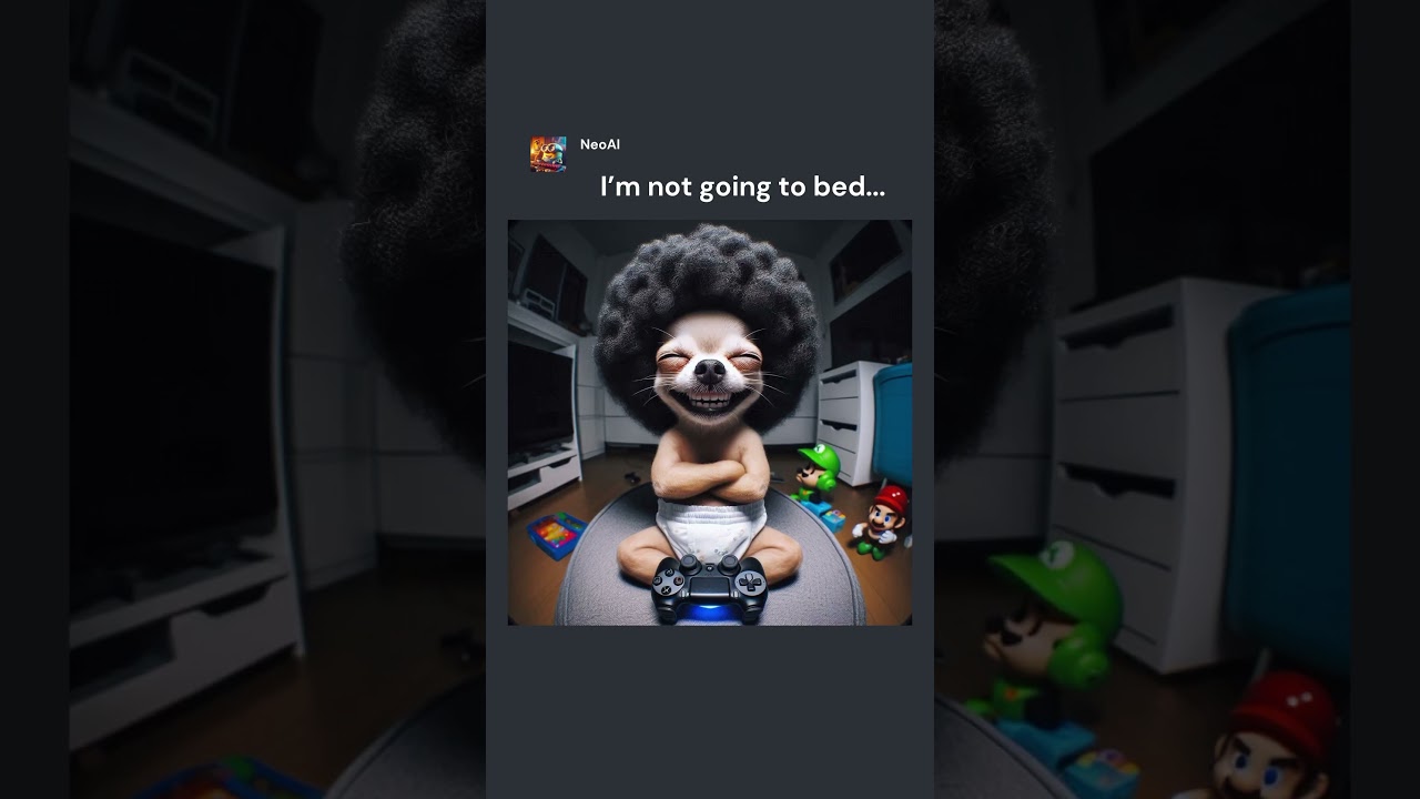 Mini Chihuahua Bedtime 😴 (Ai Adaptation) 