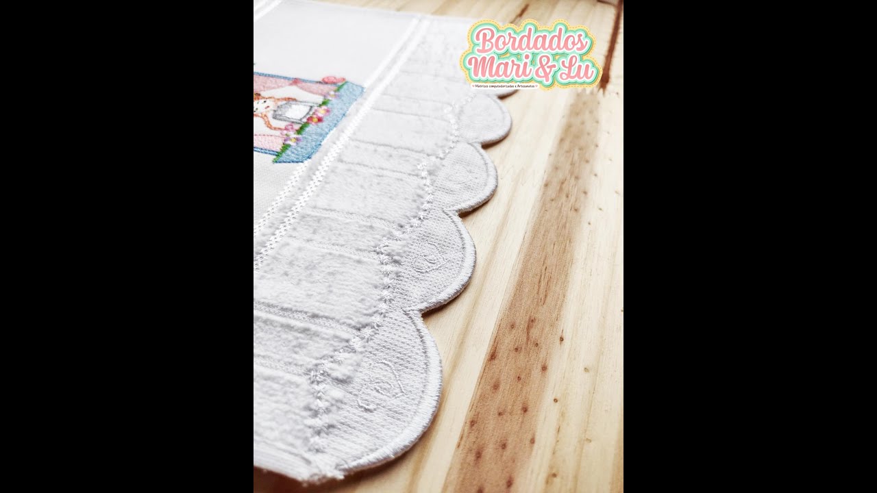 Projeto Barrinha - Bastidor 18x30 - Bordados Mari & Lu