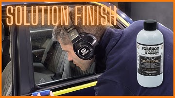 Solution Finish. Is it the solution to your plastics finish problems?