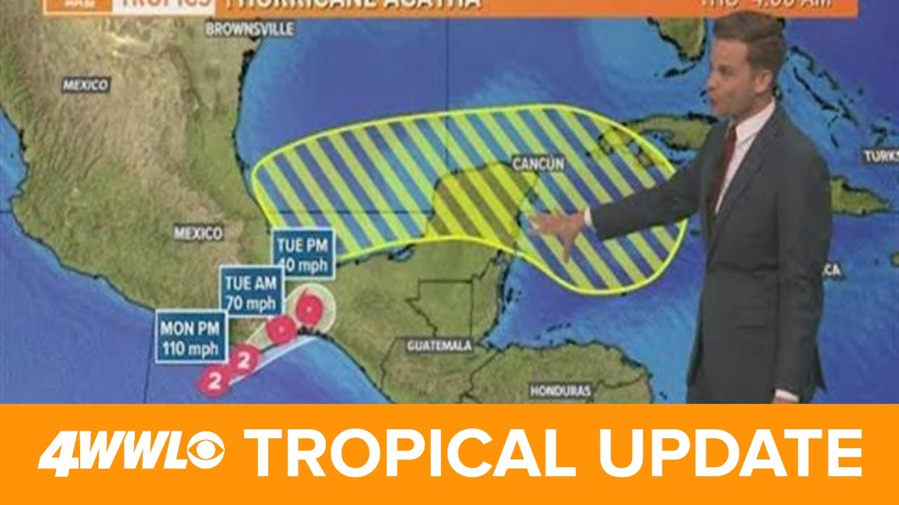 Tropical Update: Hurricane Agatha expected to make landfall in Mexico