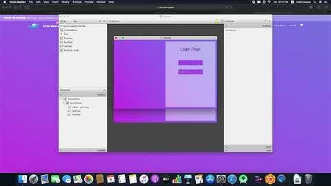 Dsign login page with scene builder for javafx