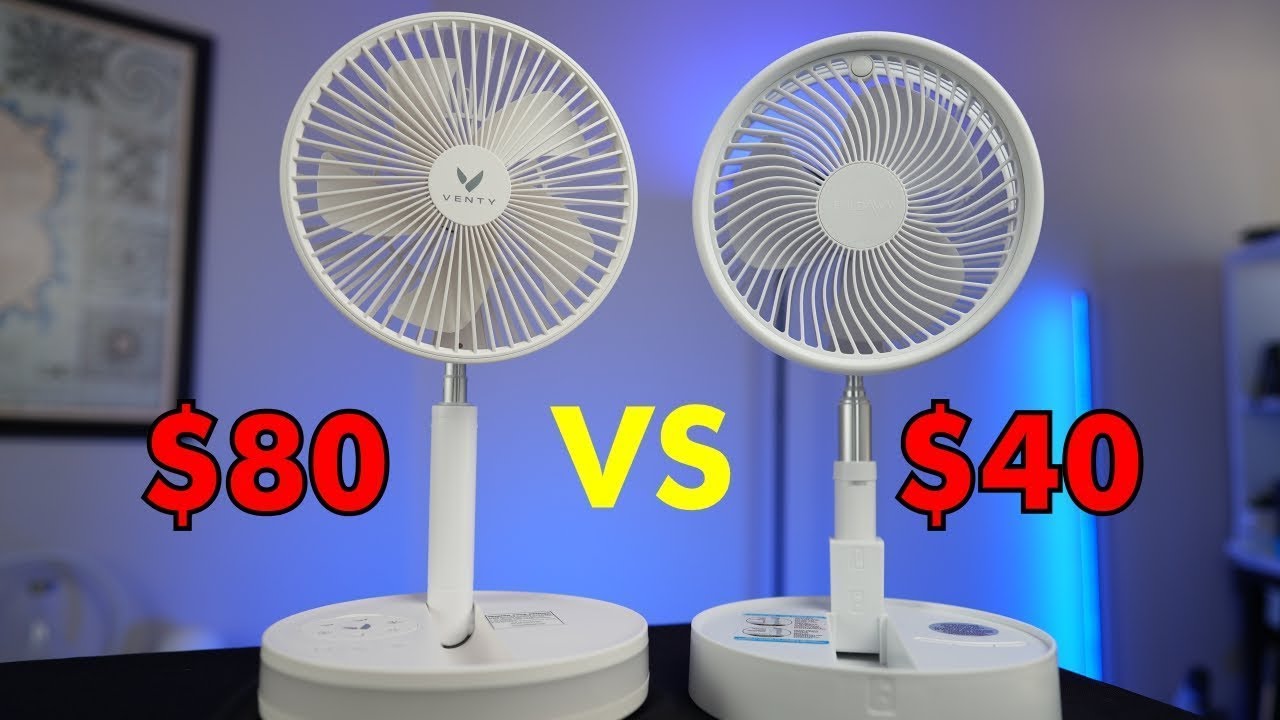 Venty Fan vs My Foldaway Fan - $80 vs $40! 