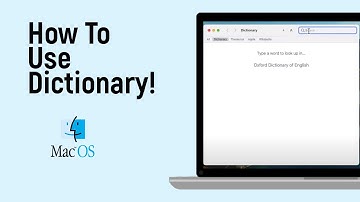 How to use Dictionary In MacBook [easy]