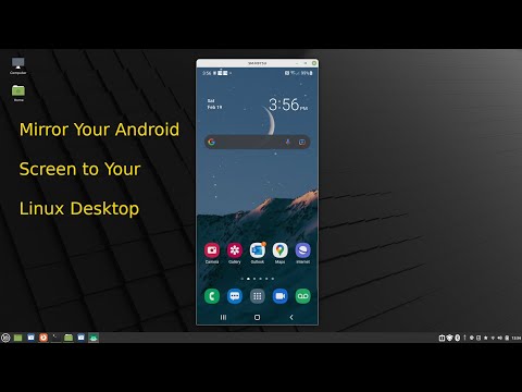 Use your Android Phone from Linux using Scrcpy to mirror your display over WiFi or USB