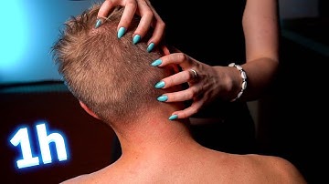 1-Hour INTENSE ASMR | Scalp & Nape Focus for Maximum Tingles (No Talking)