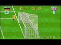 Scoring A Superb Volley Goal In Big Striker 1992 Arcade Soccer Game
