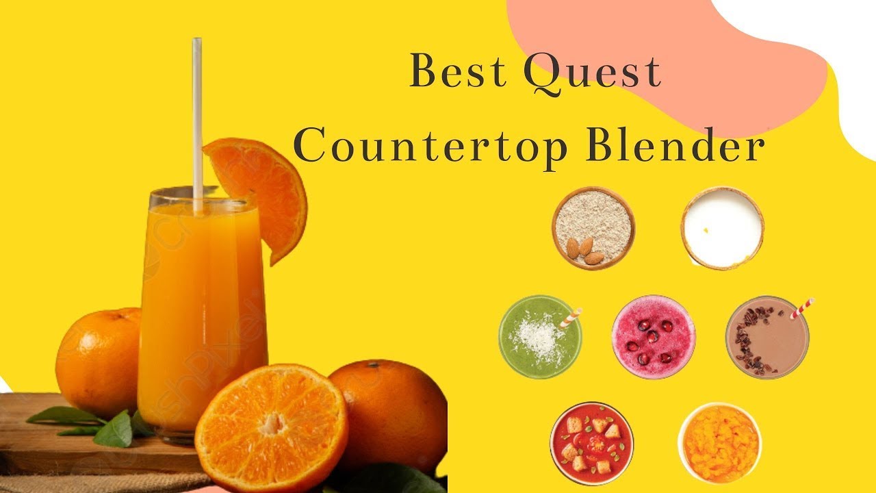 Dash Quest Countertop Blender 1.5L with Stainless Steel Blades