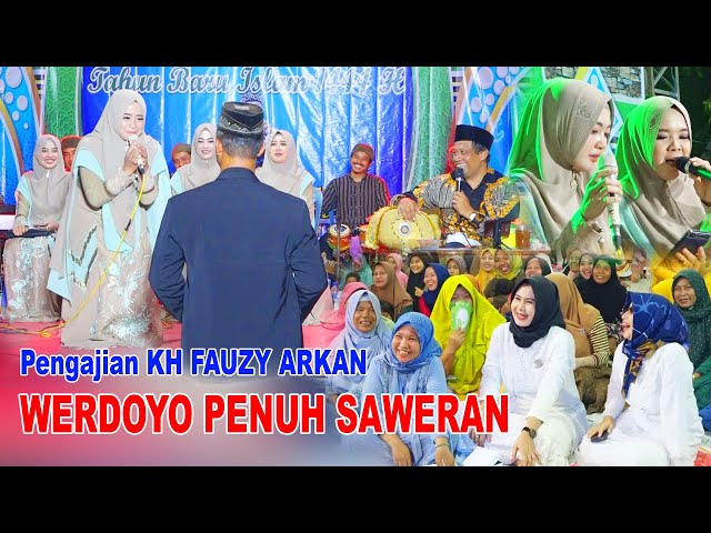 Pantun Alfa Queen Joko Tingkir  di werdoyo Hujan Saweran bersama KH Fauzi Arkan class=