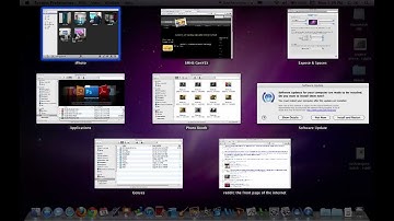 How to use Expose and Spaces in Mac OSX