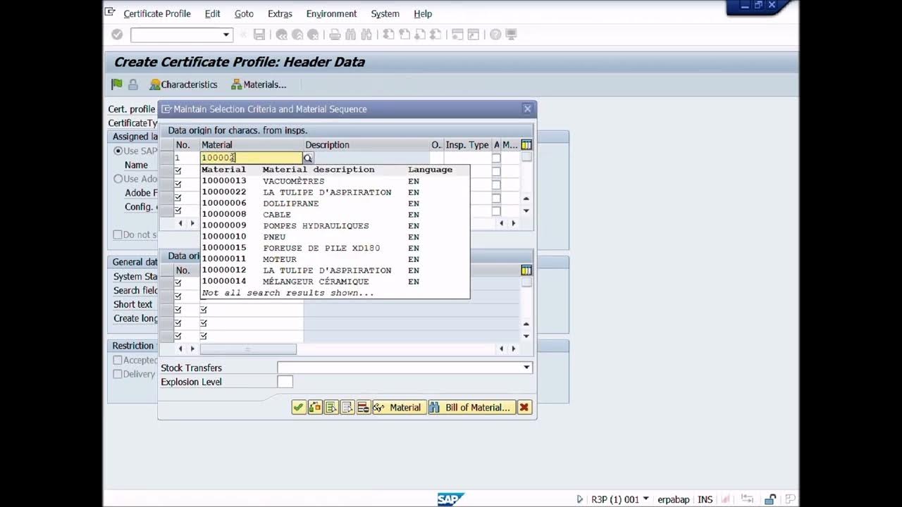 Lecture 25 How to create quality certificate profile QC01 in sap qm