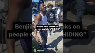 BenjiiBaby4 speaks on people saying he’s HIDING