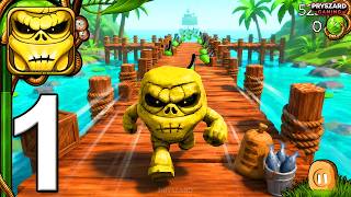 Zombie Run - Gameplay Walkthrough Part 1 - Tutorial Endless Rush Runner (iOS, Android) screenshot 1