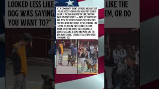 Police Dog Busts Teen During School Demo