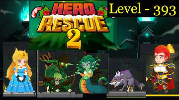 Hero Rescue 2 level 393 | gameplay | Check the channel for all previous levels| My Gameplay Reaction