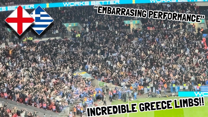GREECE EMBARRASS ENGLAND AT WEMBLEY!!! | England v Greece Match Vlog