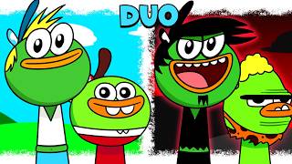 My Sprunki Oc Duo Swaysway And Buhdeuce From Breadwinners Phase 1 Vs Phase 2