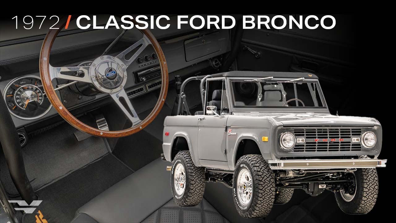 1972 Classic Ford Bronco | China Gray with Black Interior | Velocity Restorations | Po# 3713