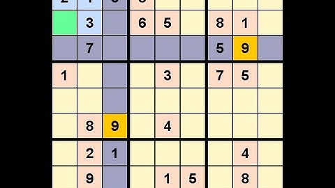 How to Solve Washington Times Sudoku Difficult November 23, 2021