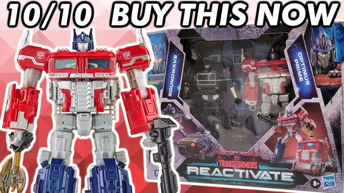 Transformers: Reactivate Optimus Prime and Soundwave Figures – Hasbro Pulse