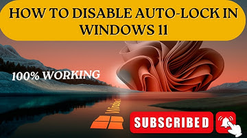 How to Disable Auto-Lock In Windows 11 2023