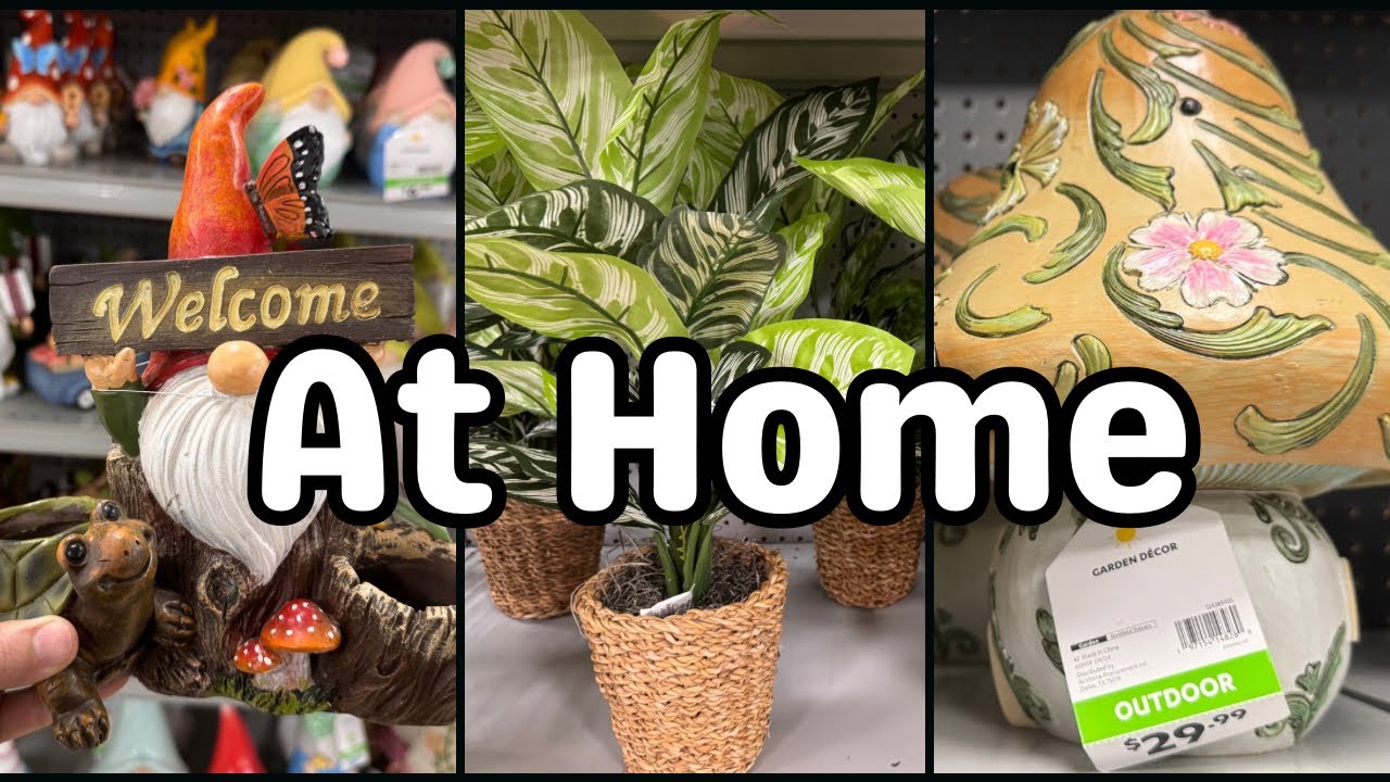 At Home New Arrivals | Spring Collection | Home & Outdoor Decor !! 