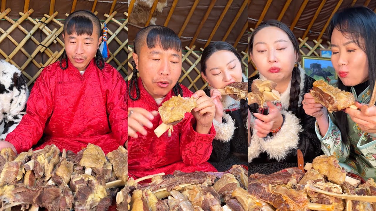 The yellow fat steak is tender and not too tough.#funny #hilarious#shorts