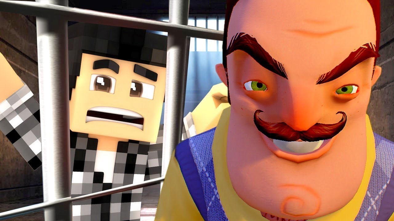 JE PARS DANS LA PRISON DE MON VOISIN ! | Hello Neighbor Minecraft