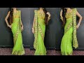 Unique Style Saree Draping / बिल्कुल Different तरीक़े से साड़ी पहनना सीखे / Beautiful Looking Saree
