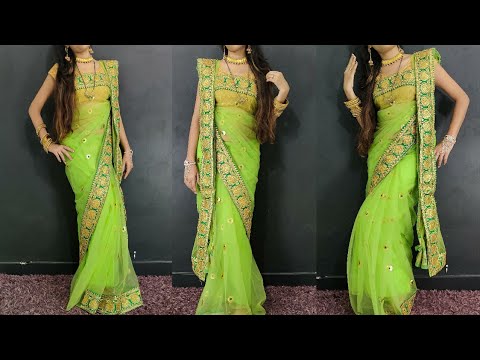 how to wear saree TUTORIALS for Beginners / how to wear saree  perfectly/BASIC tips for saree draping - YouTube