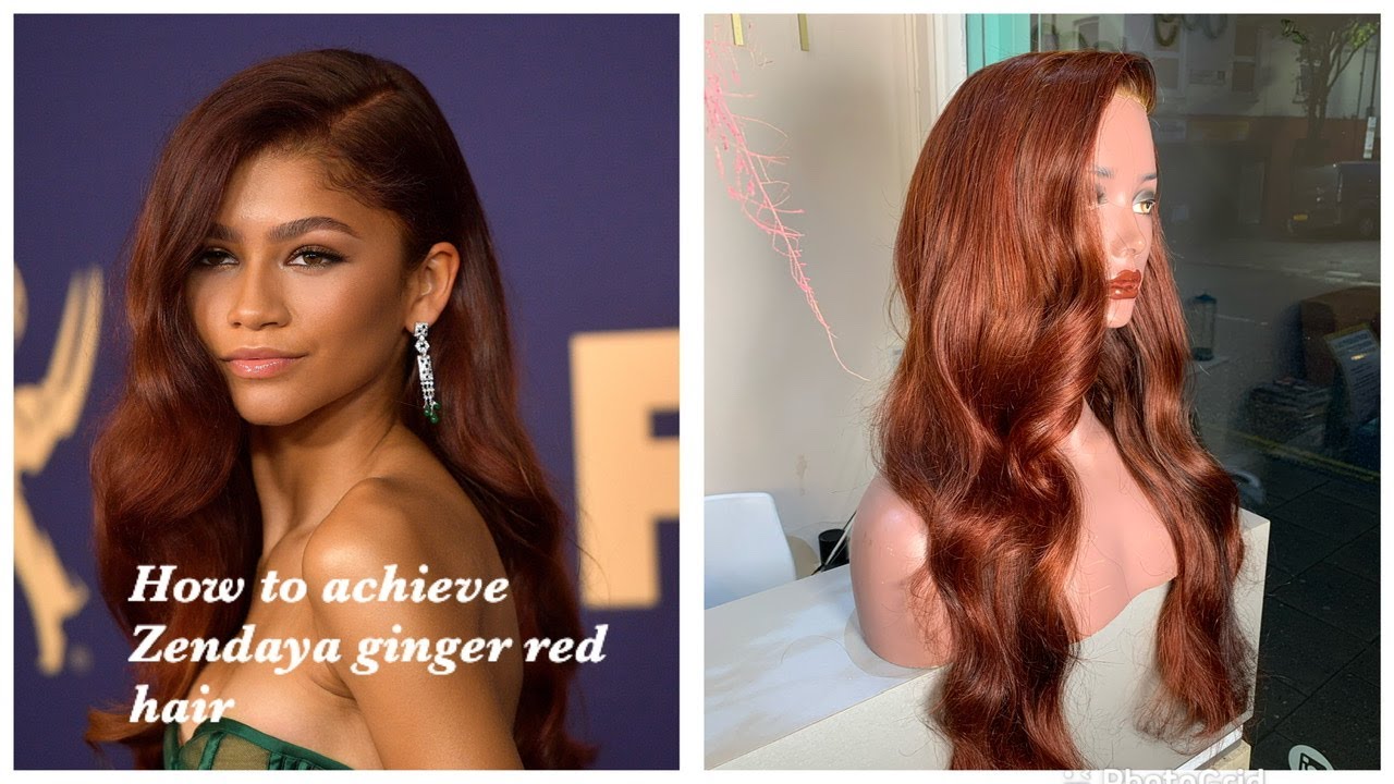 Zendaya Used 56 SemiPermanent Dye to Get Her Hair Red