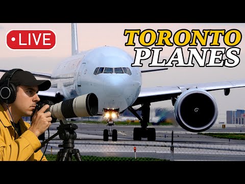 🔴LIVE Toronto (YYZ) Airport! 777s, A350s and more! July 29TH!