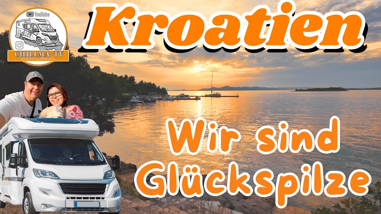 Camping in Kroatien - Glück muß man haben ...🍀