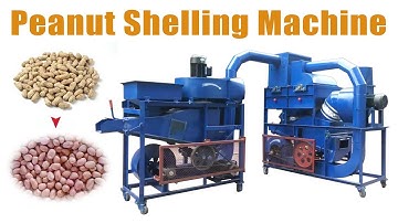 Precision Peanut Shelling Machine Unveiled! Watch Our Efficient Groundnut Shelling Process in Action