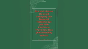 Multiple Inheritance in Java #codetips #coding #java #codingshorts #shorts #programming#inheritance