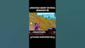 😜 @JONATHANGAMINGYT ANGRY ON @PAYALGAMING MOMENT 😡 #jonathangaming #payalgaming #bgmi #shorts