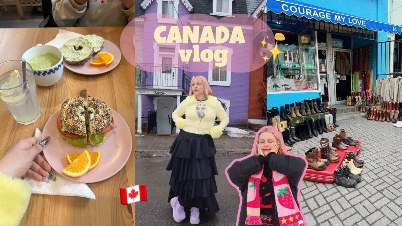 Une semaine au canada🇨🇦 Friperies, restaurants vegans ...❤️
