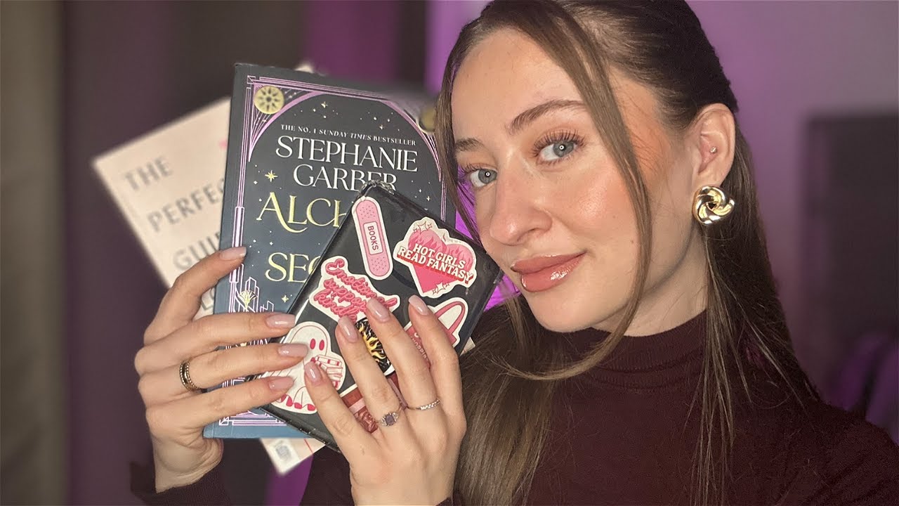 soft book sounds + sleepy ramble ASMR 🌙📖