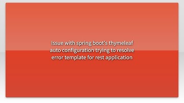 Issue with spring boot